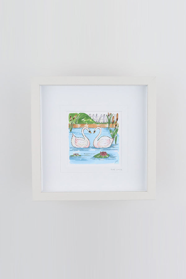 Carraig Donn One Love Small Framed Art Print