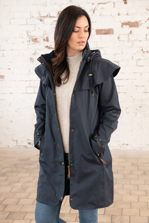 Carraig Donn Outrider Waterproof Raincoat in Navy