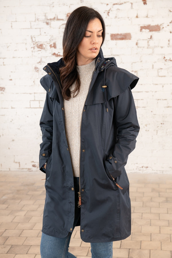 Carraig Donn Outrider Waterproof Raincoat in Navy