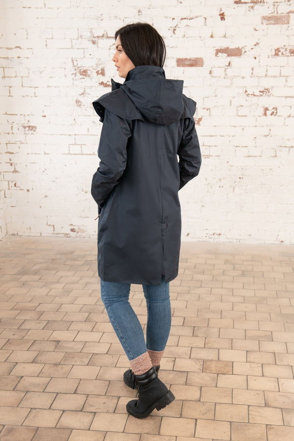 Carraig Donn Outrider Waterproof Raincoat in Navy