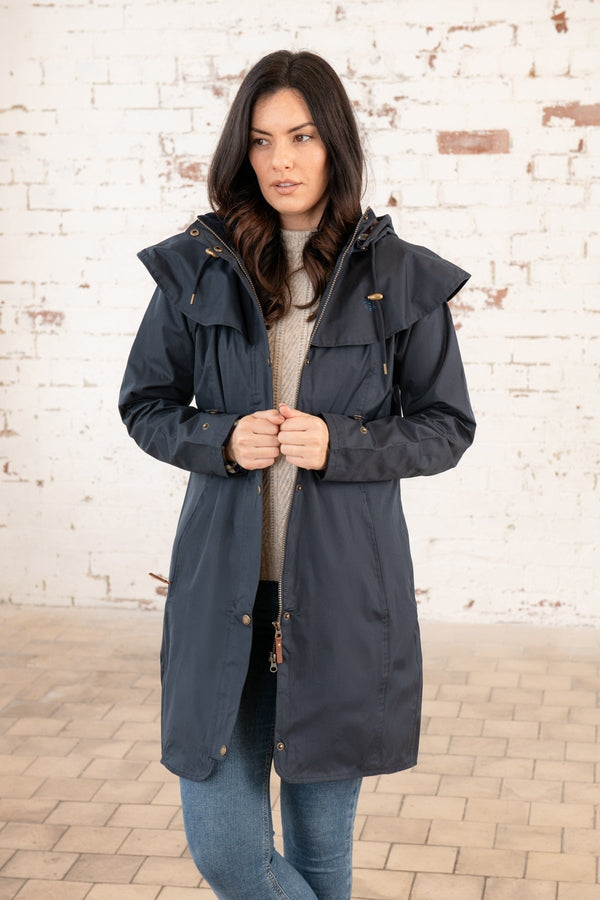 Carraig Donn Outrider Waterproof Raincoat in Navy