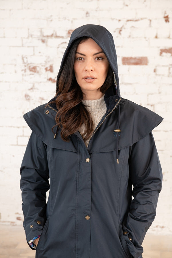 Carraig Donn Outrider Waterproof Raincoat in Navy