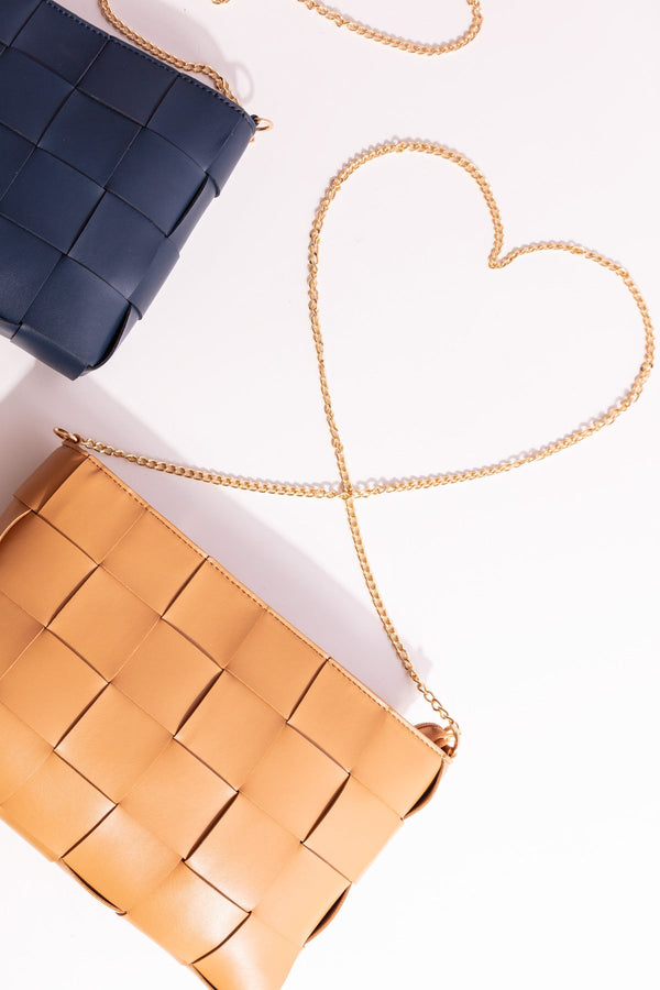 Carraig Donn Oversized Woven Clutch in Tan