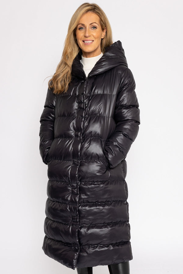 Carraig Donn Padded Puffer Coat in Black