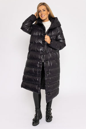 Carraig Donn Padded Puffer Coat in Black