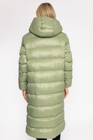 Carraig Donn Padded Puffer Coat in Khaki
