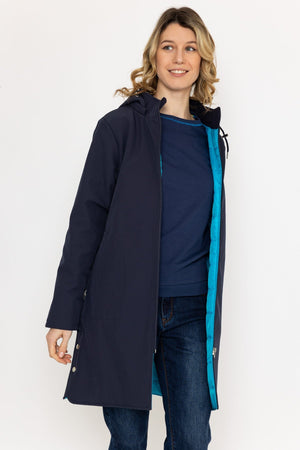 Carraig Donn Padded Winter Softshell Jacket in Navy