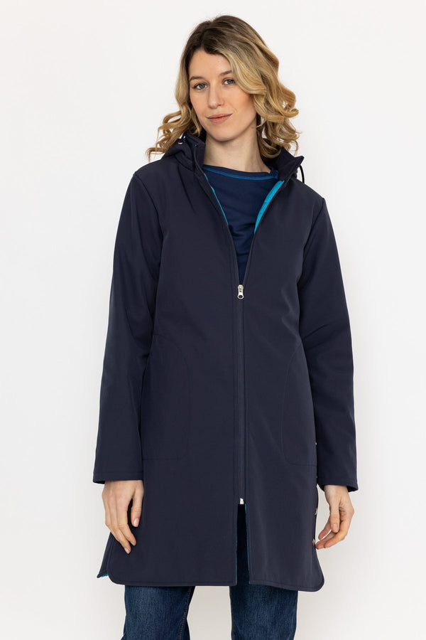 Carraig Donn Padded Winter Softshell Jacket in Navy