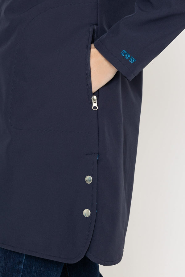 Carraig Donn Padded Winter Softshell Jacket in Navy