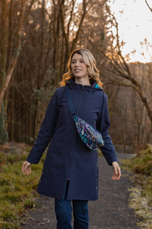 Carraig Donn Padded Winter Softshell Jacket in Navy