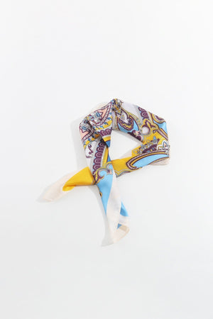 Carraig Donn Paisley Neckerchief Scarf in Yellow