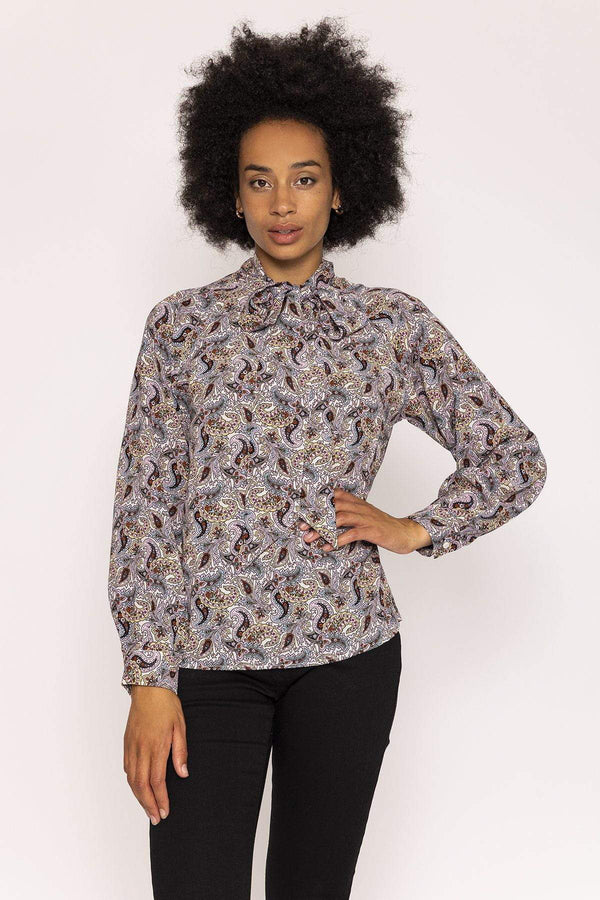 Carraig Donn Paisley Print Blouse in Print