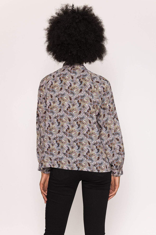 Carraig Donn Paisley Print Blouse in Print