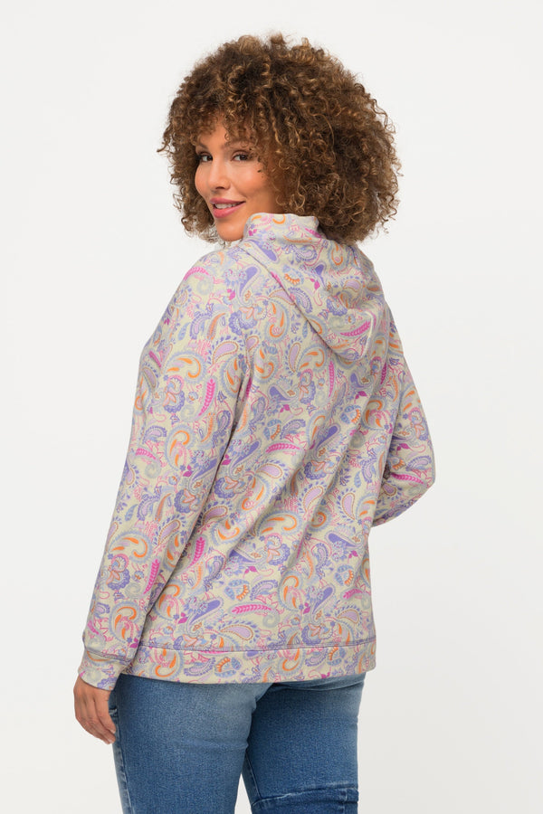 Carraig Donn Paisley Print Hoodie in Multi