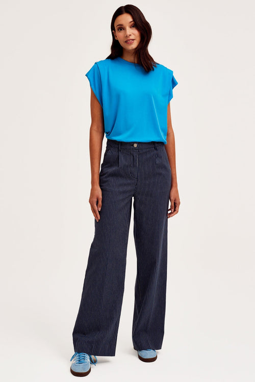Carraig Donn Pamina Short Sleeve T-Shirt in Blue