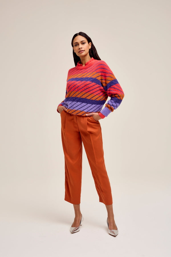 Carraig Donn Pampas Jumper in Multi Print