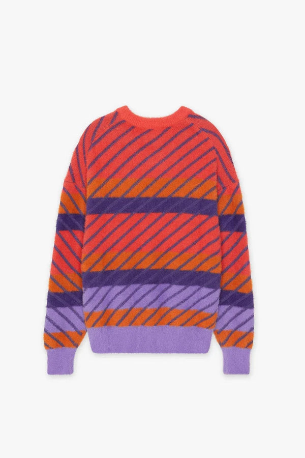 Carraig Donn Pampas Jumper in Multi Print