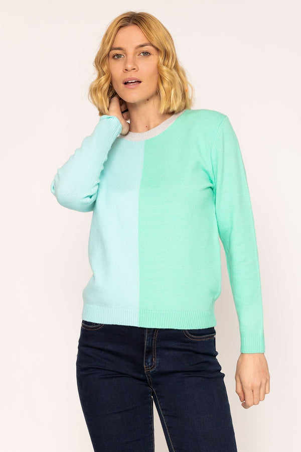 Carraig Donn Panel Knit in Green