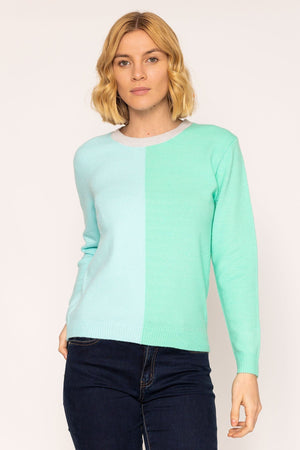 Carraig Donn Panel Knit in Green