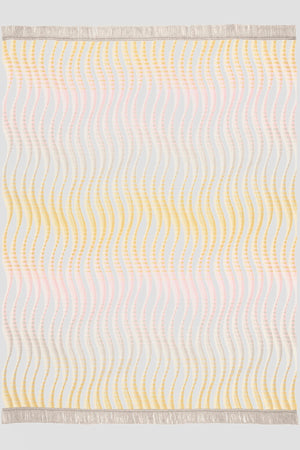 Carraig Donn Pastel Throw with Fringe 150x200cm
