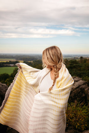 Carraig Donn Pastel Throw with Fringe 150x200cm