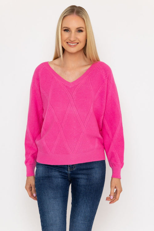Pearl Back Knit in Pink