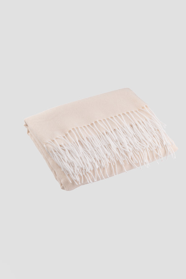 Carraig Donn Pearl Champagne Throw
