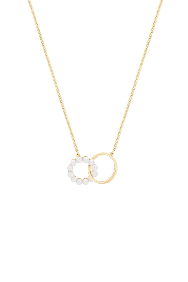 Carraig Donn Pearl & Circle Pendant