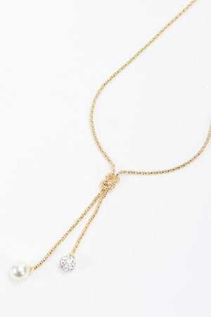 Carraig Donn Pearl Lariat Necklace