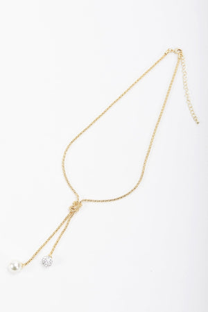 Carraig Donn Pearl Lariat Necklace