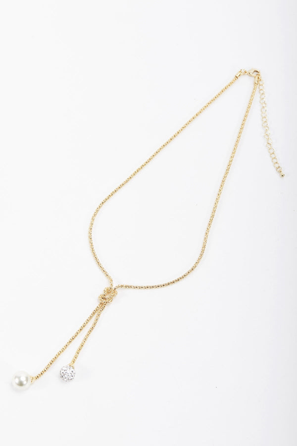 Carraig Donn Pearl Lariat Necklace