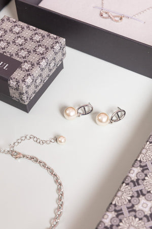 Carraig Donn Pearl Link Earrings - Soul Special