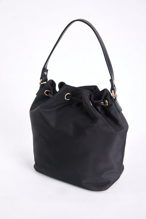 Carraig Donn Petite Bucket Bag in Black