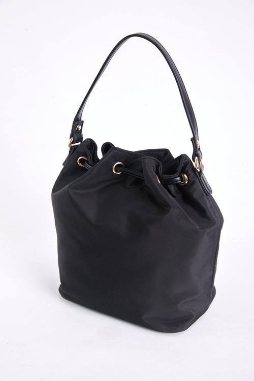 Carraig Donn Petite Bucket Bag in Black