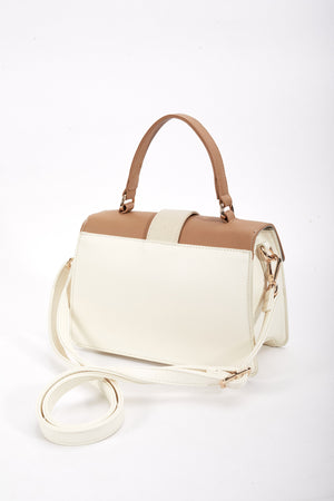 Carraig Donn Petite Contrast Tote Bag in Beige