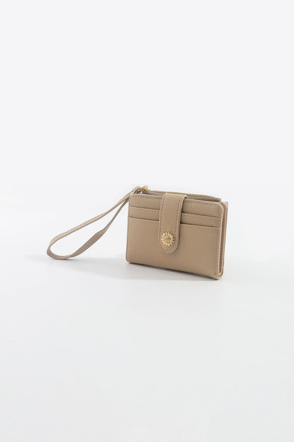 Carraig Donn Petite Flower Clasp Purse in Cream