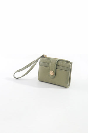 Carraig Donn Petite Glower Clasp Purse in Sage