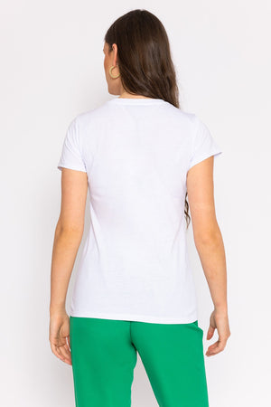 Carraig Donn Pineapple Printed T-Shirt in White