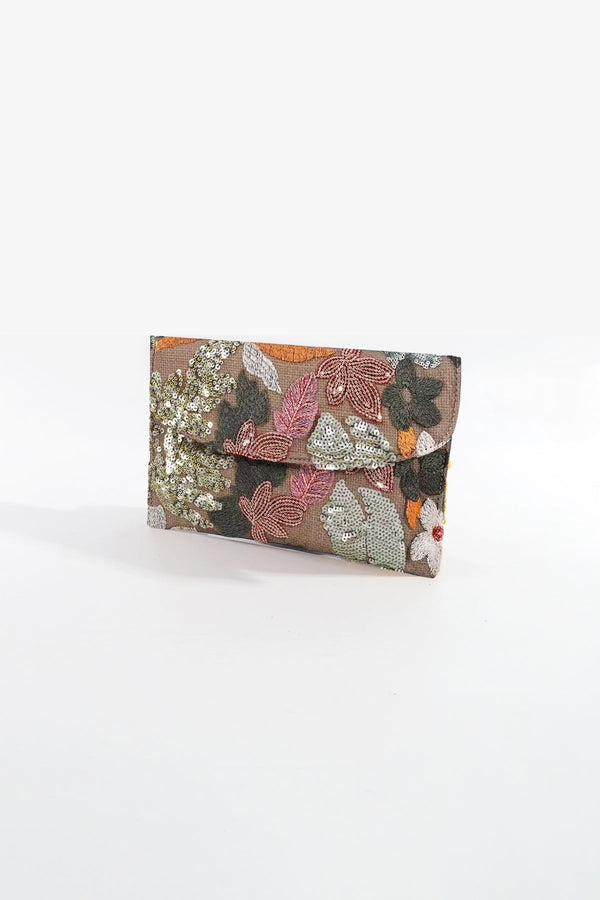 Carraig Donn Pink Embellished Clutch Bag