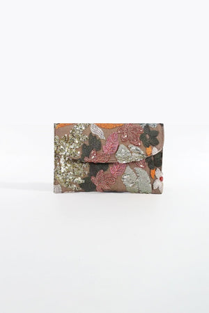 Carraig Donn Pink Embellished Clutch Bag