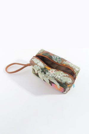 Carraig Donn Pink Embellished Make Up Bag