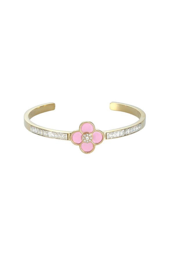 Carraig Donn Pink Floral Bangle