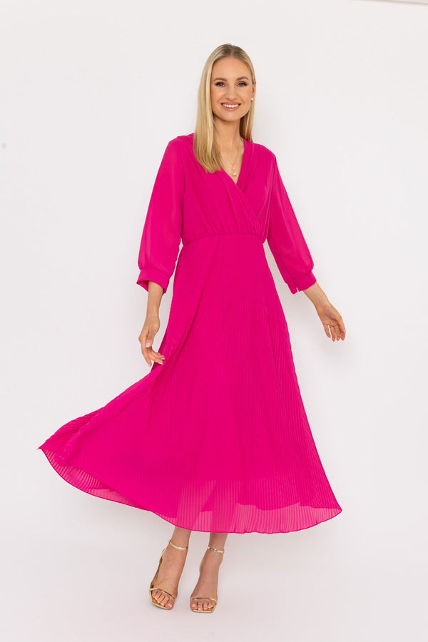 Carraig Donn Pink Hannah Midi Dress