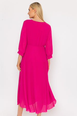 Carraig Donn Pink Hannah Midi Dress