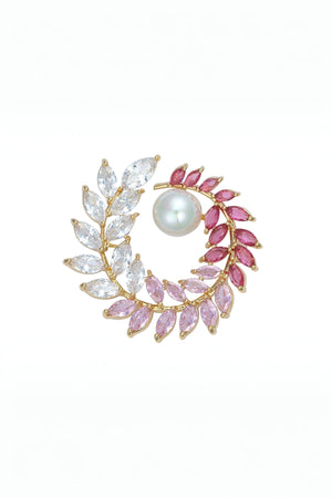 Carraig Donn Pink Pearl Brooch