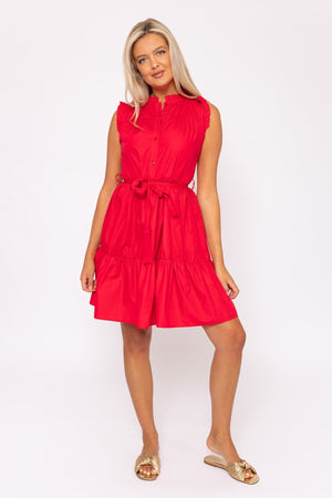 Carraig Donn Pink Poplin Mini Dress