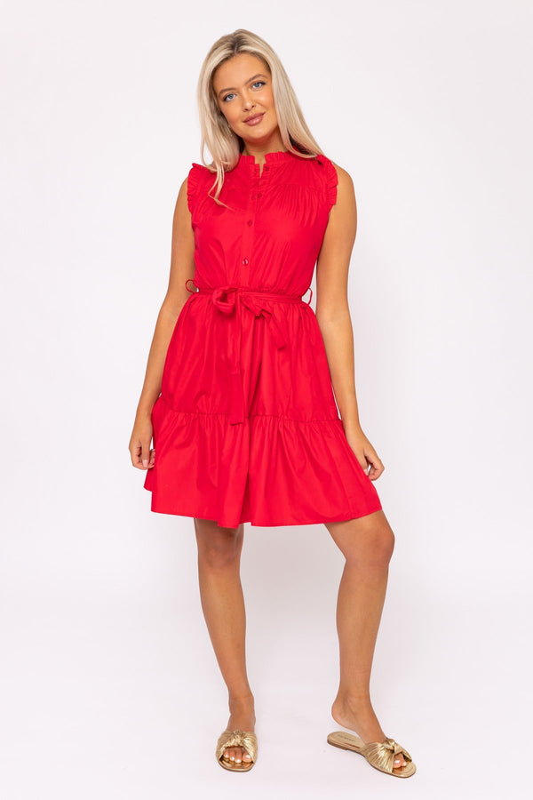 Carraig Donn Pink Poplin Mini Dress