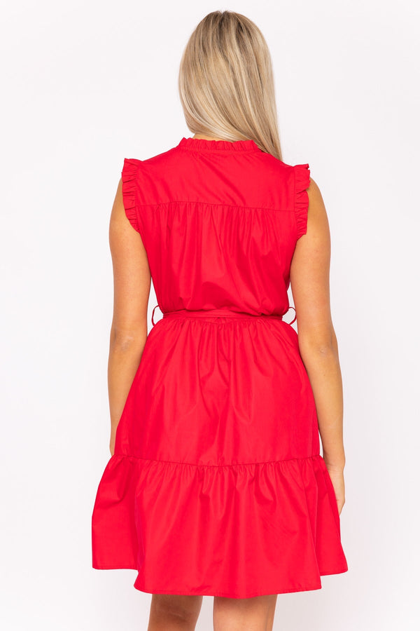 Carraig Donn Pink Poplin Mini Dress