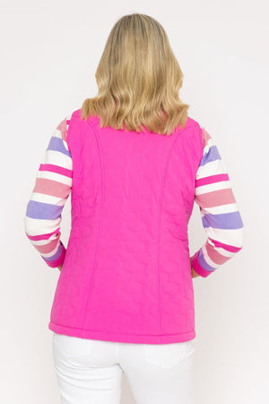 Carraig Donn Pink Quilted Gilet