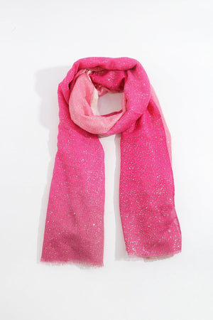 Carraig Donn Pink Sparkle Lux Scarf